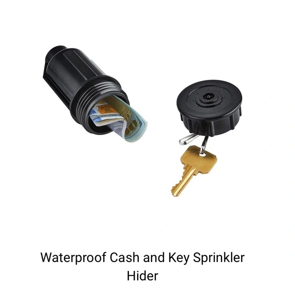3/$15 NEW BUNKER HILL SECURITY Sprinkler Key Hider Black, 1 Hider